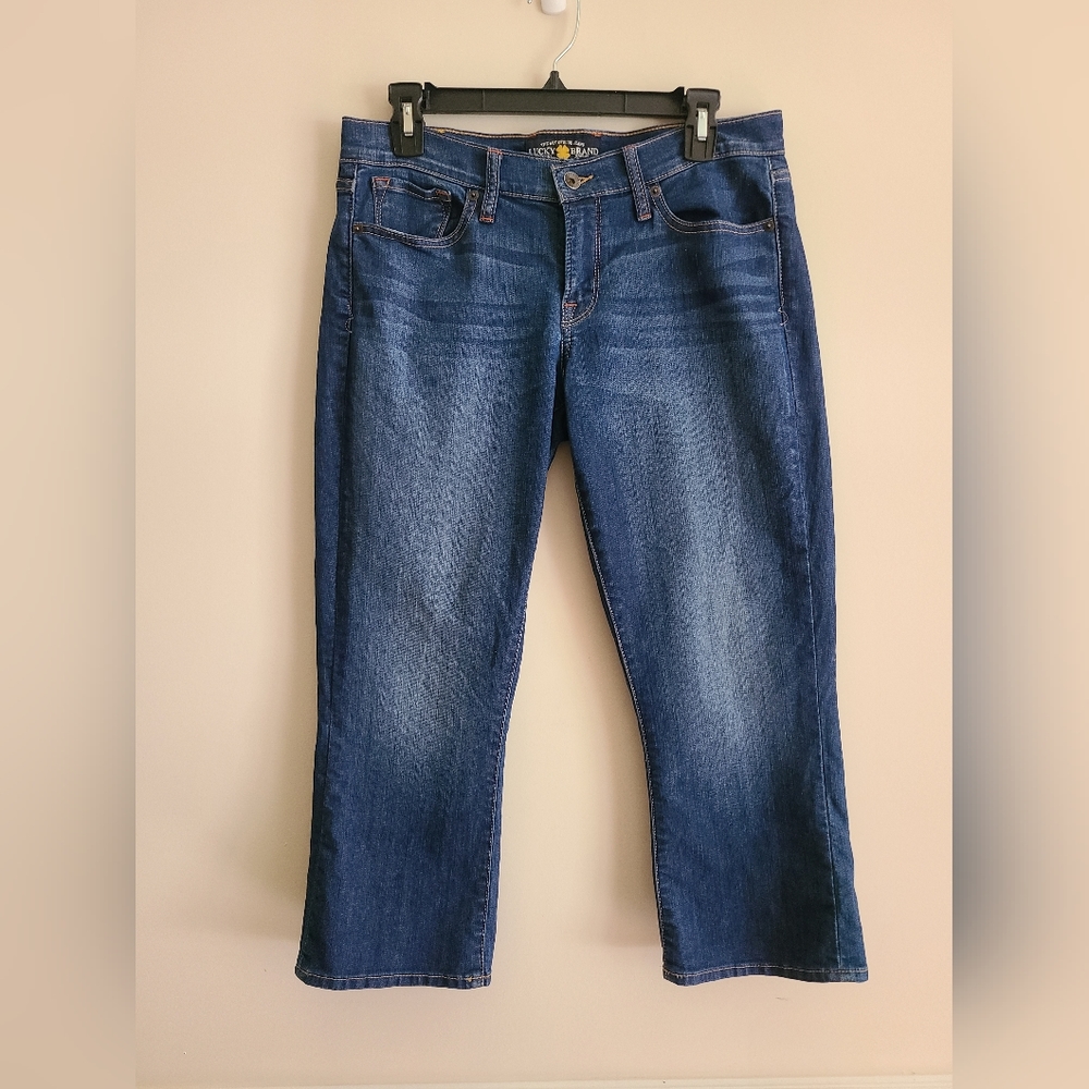 Lucky Brand Crop Charlie Baby Boot Jeans 10/30